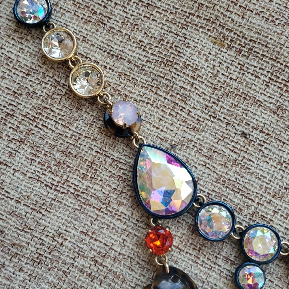 J.crew paillette Tortoise Brulee Necklace - Picture 5 of 12